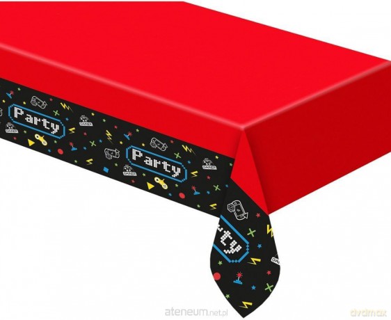 Obrus plastikowy Gaming Party 120x180 cm