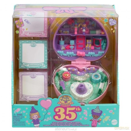 Polly Pocket Pamiątkowy stempelek Zestaw kompaktow