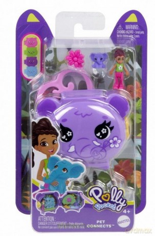 Polly Pocket Pet Connects Elephan [FIGURKA]