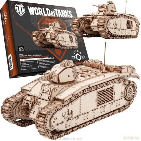 Puzzle drewniane 3D - Char B1