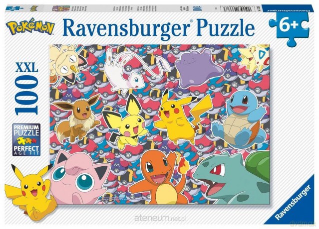 RAVANSBURGER Puzzle dla dzieci 100 el. 2D: Pokemon [PUZZLE]