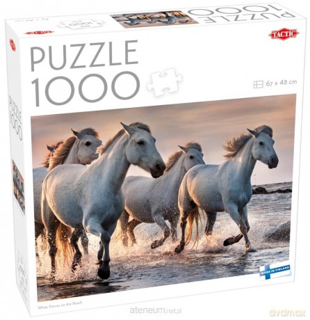 TACTIC 1000 el. White horses on the beach [PUZZLE]