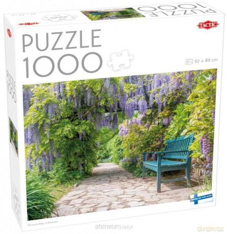 TACTIC 1000 el. Wisteria Alley in blossom [PUZZLE]