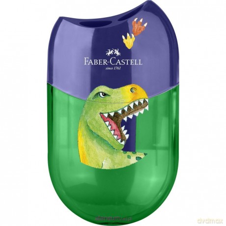 Temperówka podwójna owalna Dinozaur