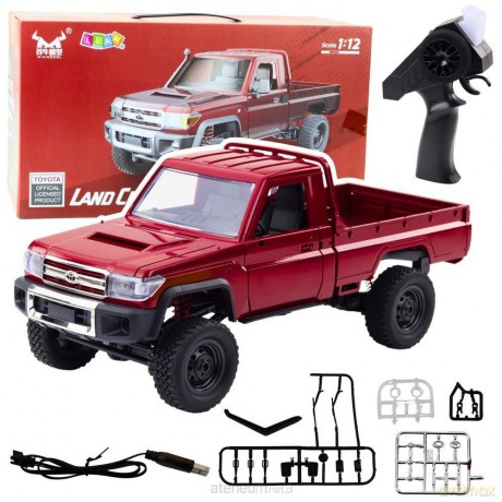 Terenówka RC 4x4 czerwona 1:12