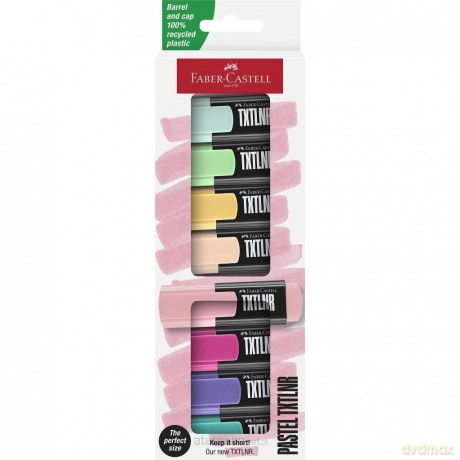 Zakreślacz mini TXTLNR pastel 8szt