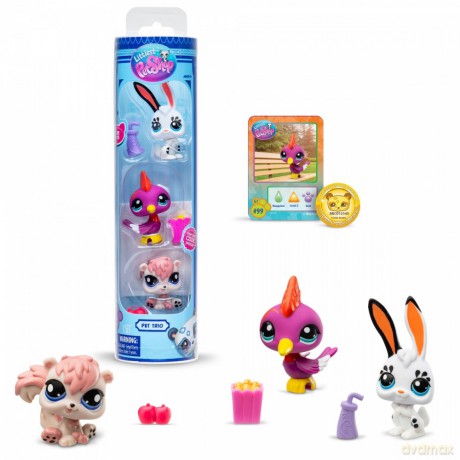 Littlest Pet Shop Tuba 3-pak [FIGURKA]