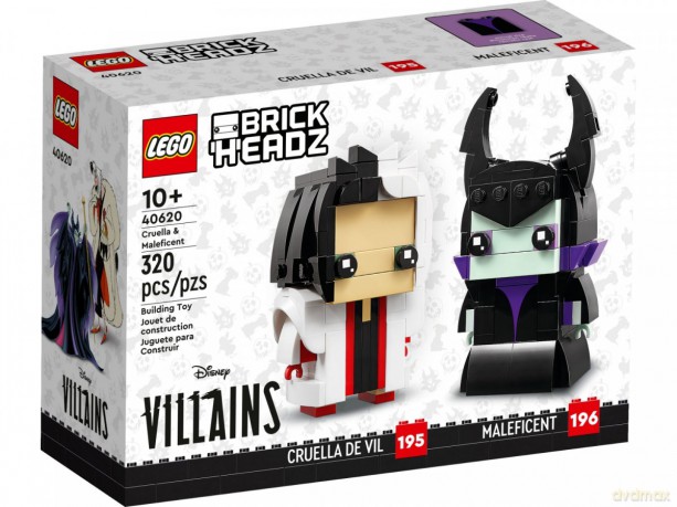 LEGO BrickHeadz Cruella i Diabolina (40620) [KLOCKI]