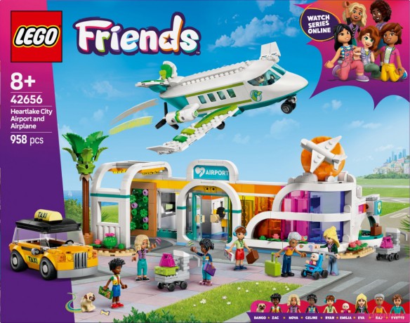 LEGO Friends Samolot i lotnisko w mieście Heartlake (42656) [KLOCKI]