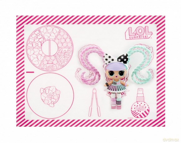 Lalka L.O.L. Surprise Hair Beads Tots Display 12 sztuk