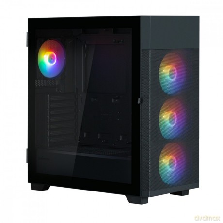 Obudowa S5 NEO Black ATX Mid Tower FRGB Fan x4