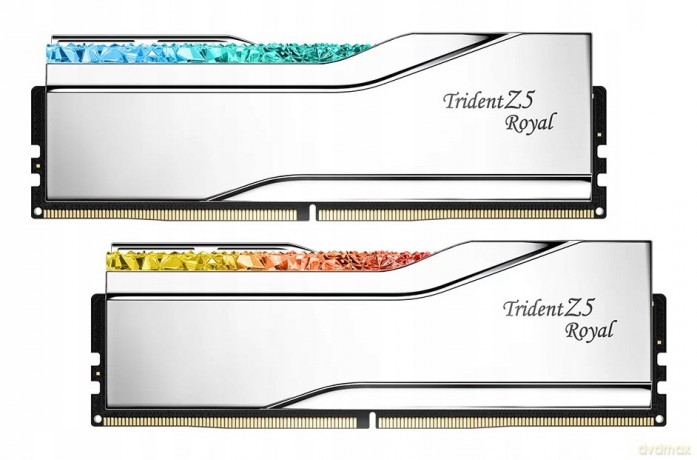 Pamięć PC - DDR5 64GB (2x32GB) Trident Z5 Royal RGB 6000MHz CL28 Silver