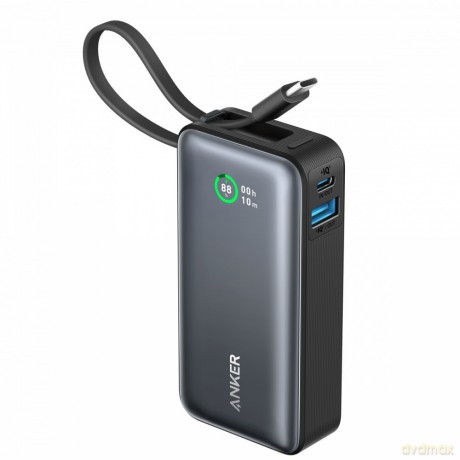 Powerbank 545 NANO 30W 10000mAh z wbudowanym kablem USB-C, czarny