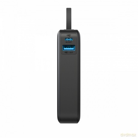 Powerbank 545 NANO 30W 10000mAh z wbudowanym kablem USB-C, czarny