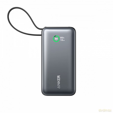 Powerbank 545 NANO 30W 10000mAh z wbudowanym kablem USB-C, czarny