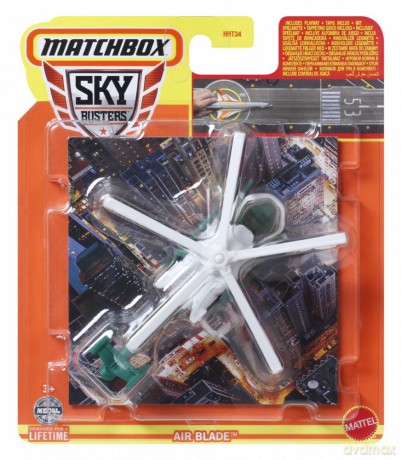 Samolot + Mata Matchbox Display 8 sztuk