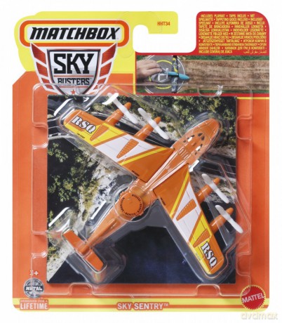 Samolot + Mata Matchbox Display 8 sztuk