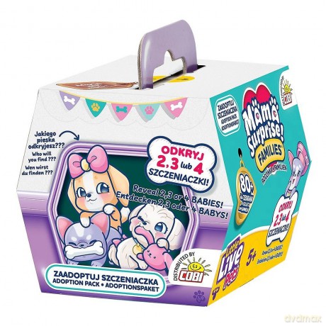 Zestaw Little Live Pets - Families display 8 sztuk [FIGURKA]
