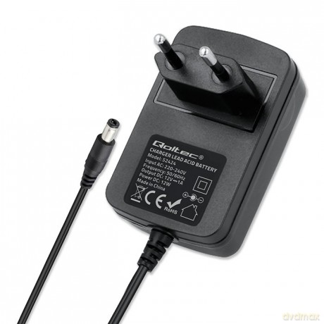 Automatyczna ładowarka do akumulatora AGM GEL STD 12V | 1.5A | Prostownik z sygnalizatorem LED