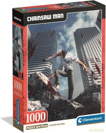 CLEMENTONI 1000 el. COMPACT ANIME Chainsaw Man [PUZZLE]