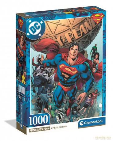 CLEMENTONI 1000 el. COMPACT DC Superman [PUZZLE]