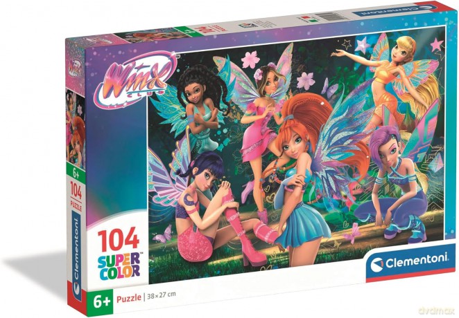 CLEMENTONI 104 el. SUPER KOLOR Winx [PUZZLE]