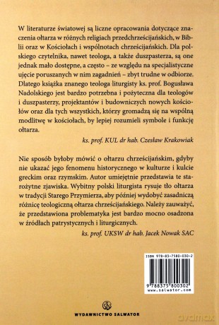 Misterium chrześcijańskiego ołtarza - ks. Bogusław Nadolski TCHr [KSIĄŻKA]