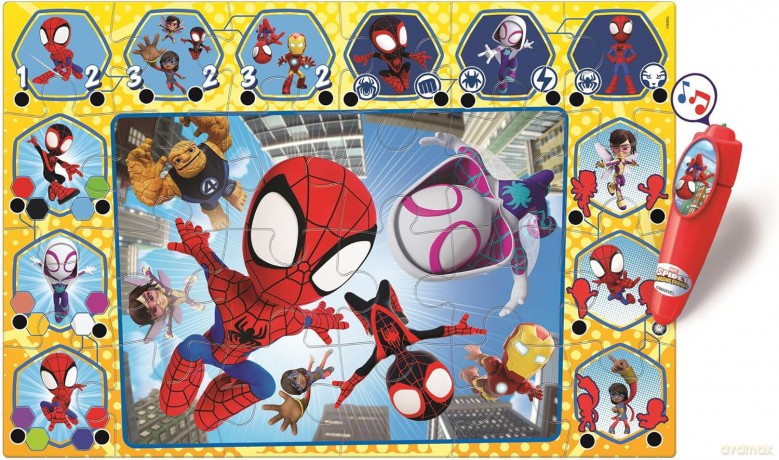 Puzzle Podłogowe 24 el Spidey