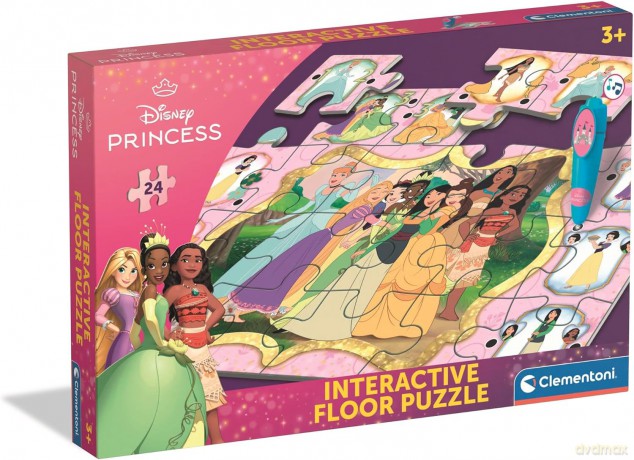 Puzzle Podłogowe 24 el Księżniczki