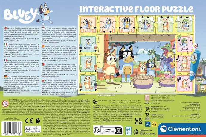 Puzzle Podłogowe 24 el Bluey