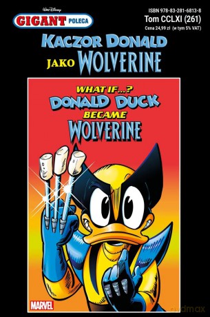Kaczor Donald jako Wolverine. Gigant Poleca (Tom 4/2025) [KSIĄŻKA]