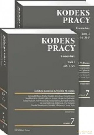 Kodeks pracy. Komentarz (Tomy 1-2) [KSIĄŻKA]