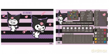 Podkładka na biurko dwustronna Kuromi 55x38 cm