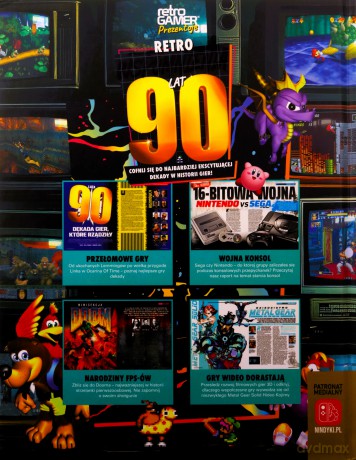Retro Wspomnienia lat 90. Cofnij się do najbardziej ekscytującej dekady w historii gier! [KSIĄŻKA]