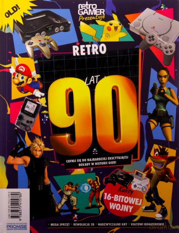 Retro Wspomnienia lat 90. Cofnij się do najbardziej ekscytującej dekady w historii gier! [KSIĄŻKA]