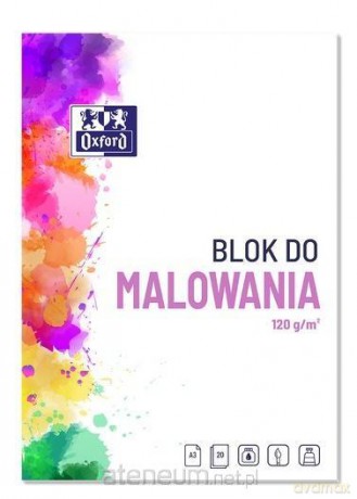 Blok do malowania A3/20K biały (10 szt)