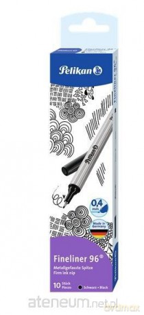 Cienkopis Fineliner 96 0,4mm czarny (10 szt)