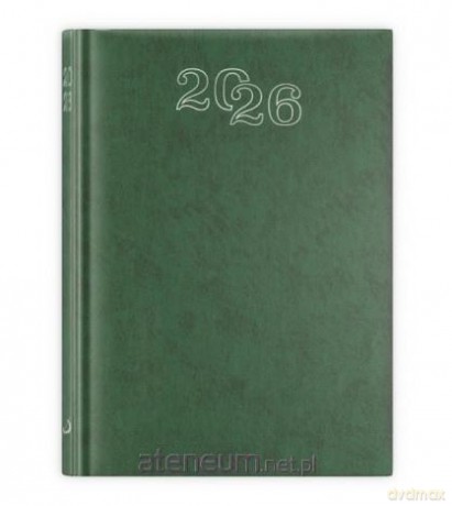 Kalendarz 2026 A5 dzienny standard zielony [KALENDARZ]