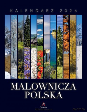 Kalendarz 2026 wieloplanszowy 34x44cm Malownicza.. [KALENDARZ]