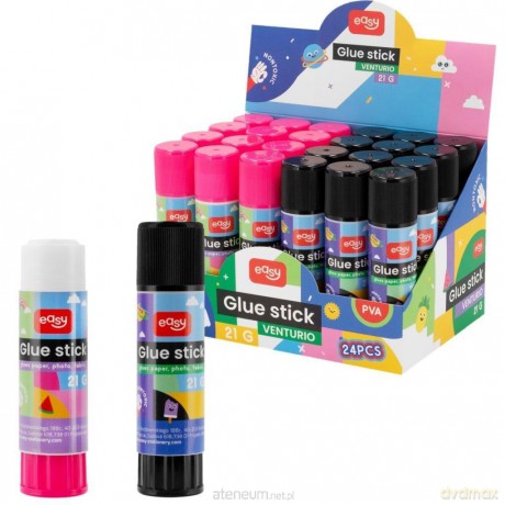 Klej w sztyfcie PVA 21g mix (24 szt)