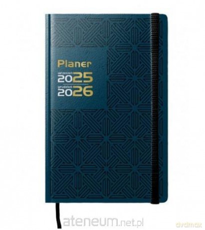 Planer 2025/2026 A5 tygodniowy granatowy [KALENDARZ]