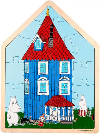 Puzzle Baby Muminki drewniane 19el