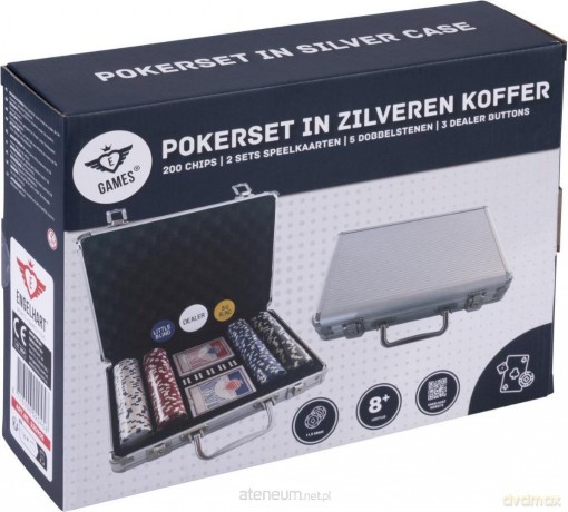 Zestaw do pokera 200szt dice chips [KARTY]