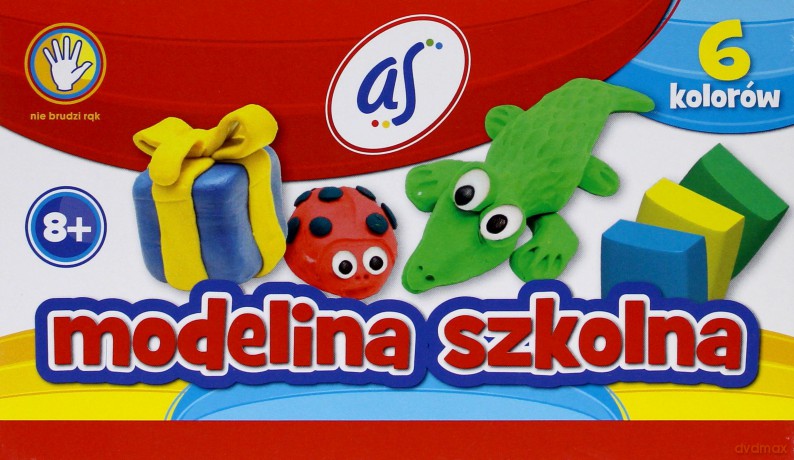 Modelina szkolna AS 6 kolorów [SZKOŁA]