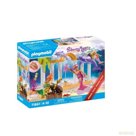 PLAYMOBIL Syrenki ze skarbem i delfinem (71861) [KLOCKI]