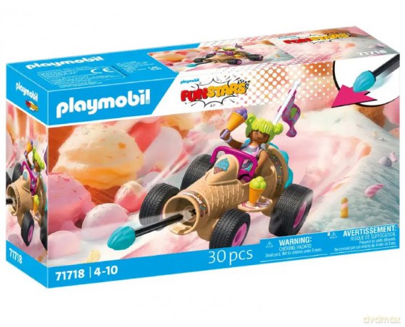 PLAYMOBIL Racing: Lodziarnia (71718) [KLOCKI]