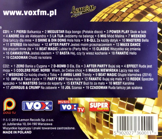 Zabawa Z Vox Fm [2CD]