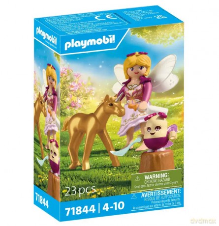 PLAYMOBIL Złoty źrebak z wróżką (71844) [KLOCKI]
