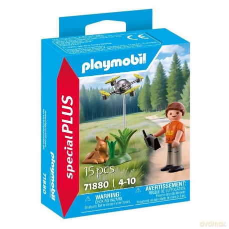 PLAYMOBIL Ratowanie sarenki za pomocą dronu (71880) [KLOCKI]