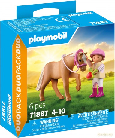 PLAYMOBIL Dziewczynka z kucykiem (71887) [KLOCKI]